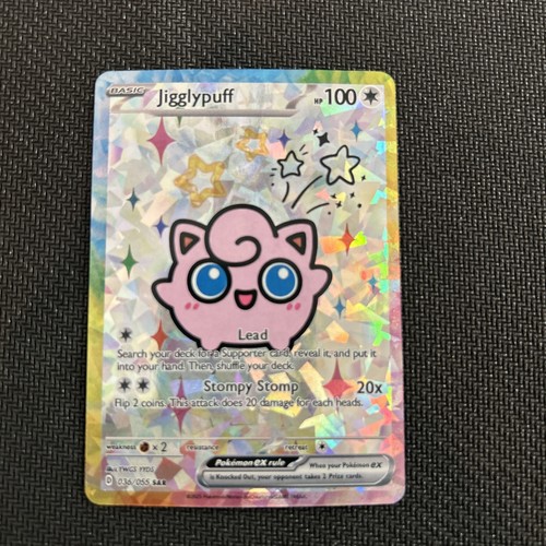 Pokemon Jigglypuff Special Doujin Art Starry Holo Card