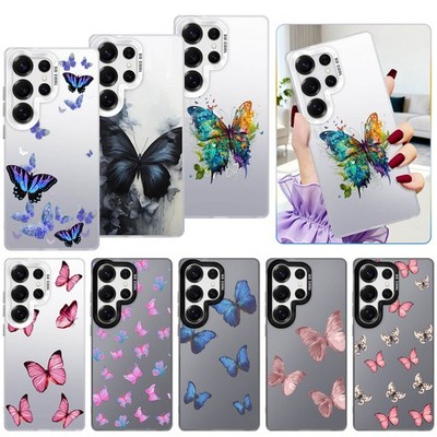 Butterfly Print Protection Case For Samsung Galaxy S26 Ultra S24 S25 Phone Cover