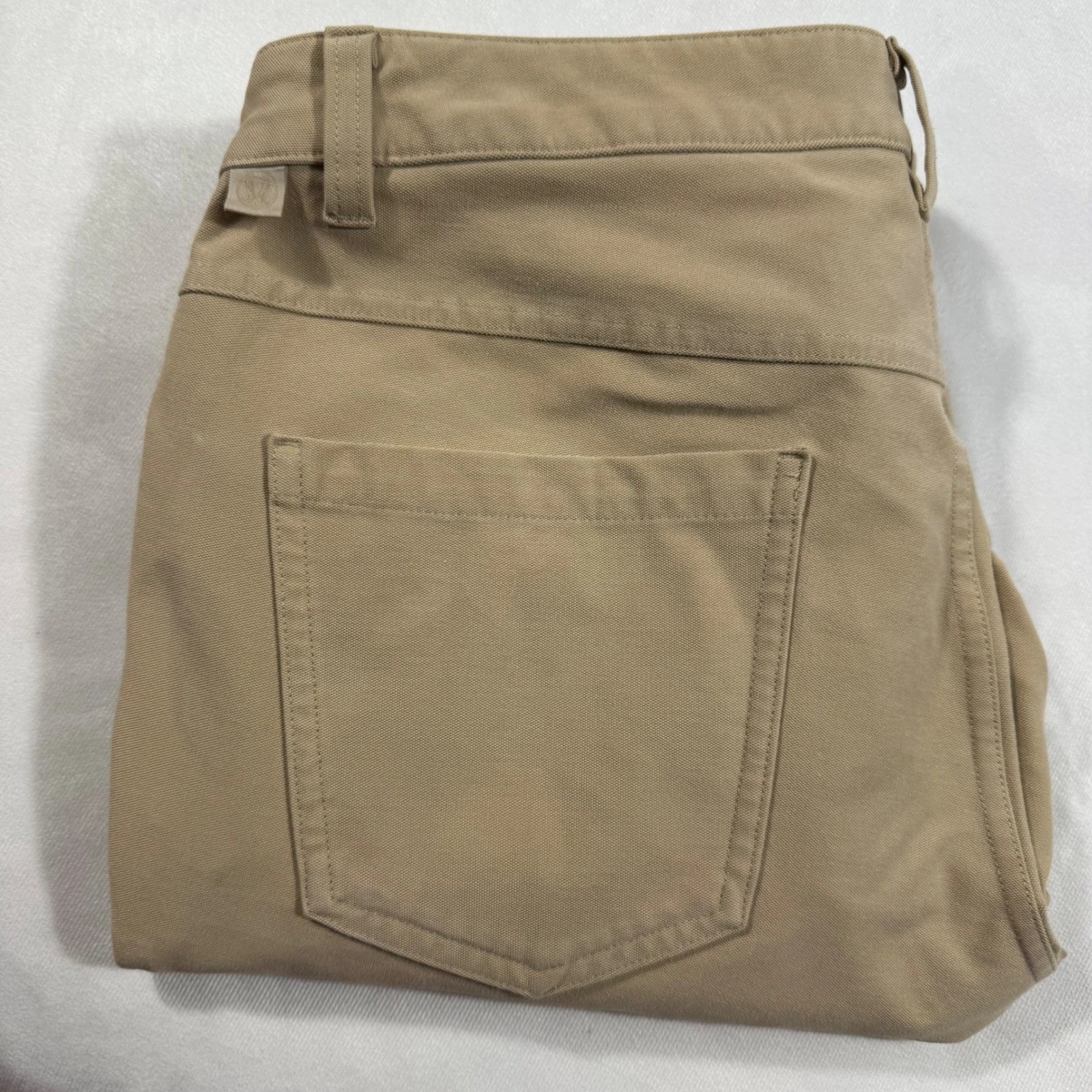 Lululemnon Men's Khaki Pants 31 x 31" Commuter Utilitech Casual Trousers LM5ABNS