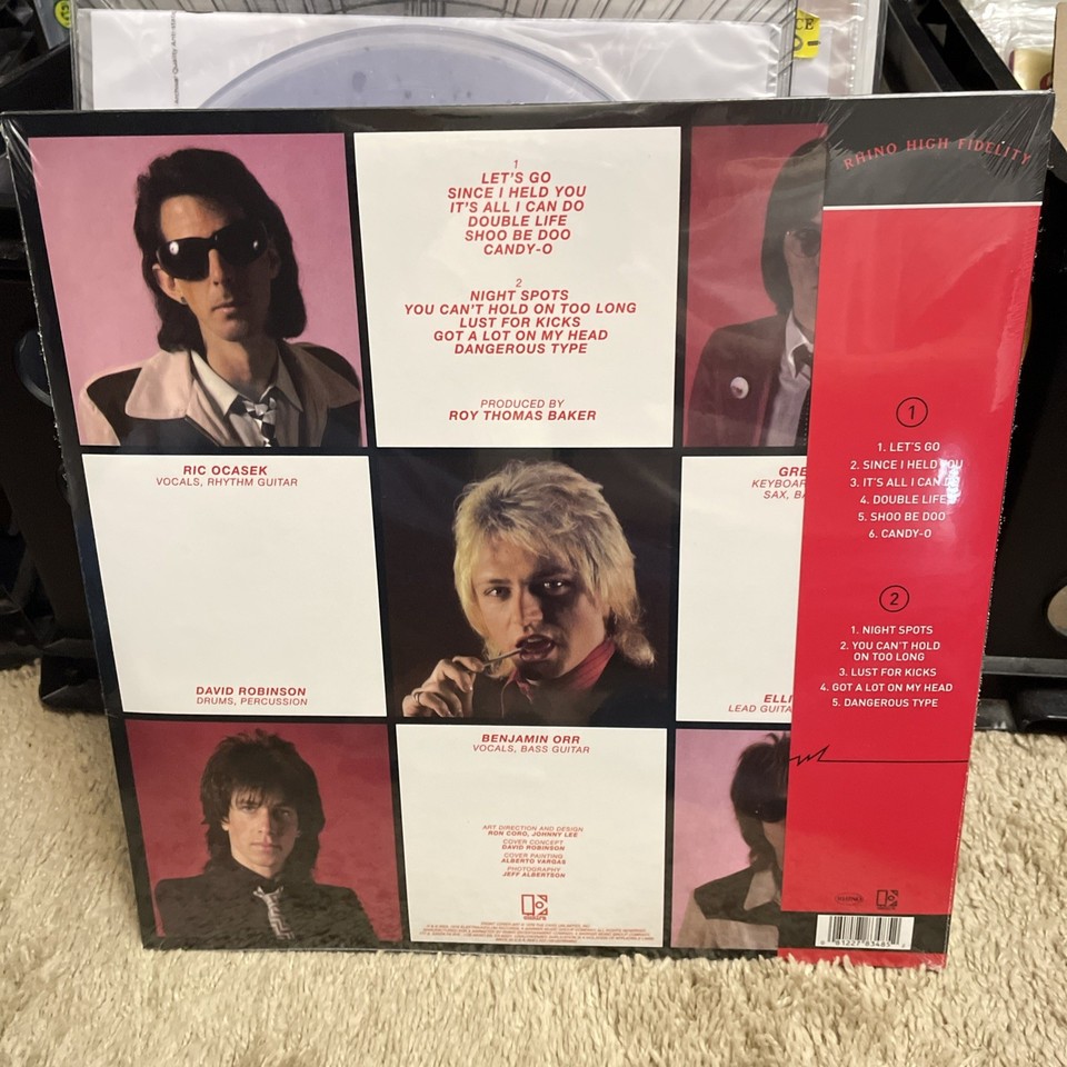 THE CARS CANDY-O RHINO HIGH FIDELITY Numbered LP Vinyl Ltd. 5000 NEW ...