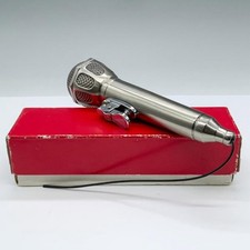 Vintage Microphone Lighter – Realistic Life-Sized | Unique Retro Collectible 🎤 