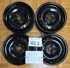 4x Originale VW SKODA SEAT Stahlfelgen 1S0601027G/J 5x14H2 ET35 LK4x100 ML57,1