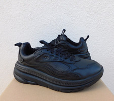 UGG CA1 BLACK LEATHER SNEAKER ACTIVE COMFORT SHOES, WOMEN US 5/ EUR 36 NEW