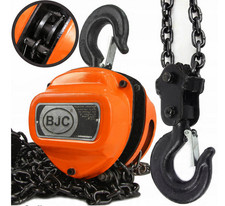 Palan à Chaîne 1T 3M Handkettenzug Treuil à Câble Poulie Lever Atelier