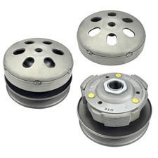 Rear Clutch Driven Pulley Assy with Clutch Bell Compatible with GY6 125cc