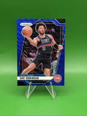 2024-25 Panini Prizm - Cade Cunningham #41 Blue Wave Prizm /125 Pistons