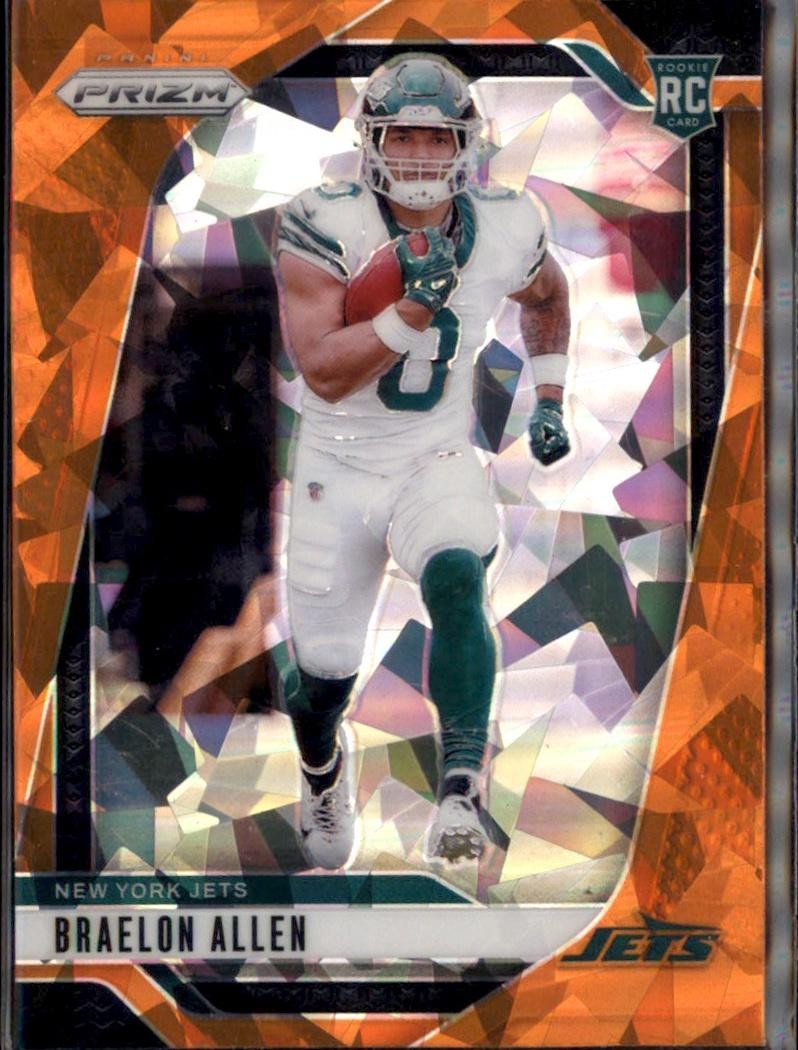 2024 Panini Prizm #311 Braelon Allen Orange Ice