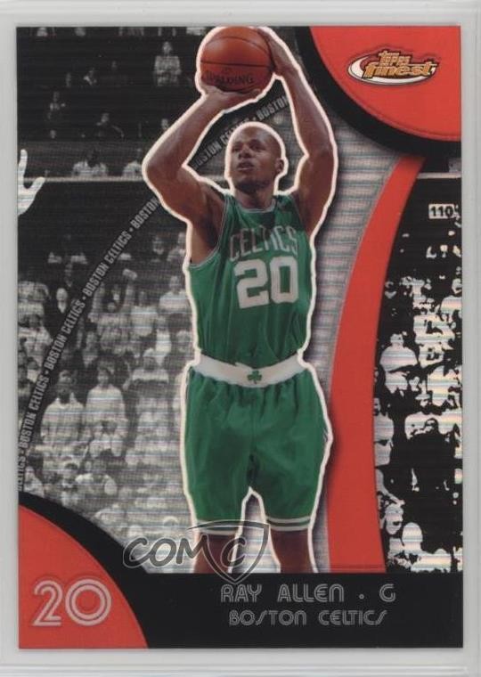 2007-08 Topps Finest Refractor Ray Allen #2 HOF