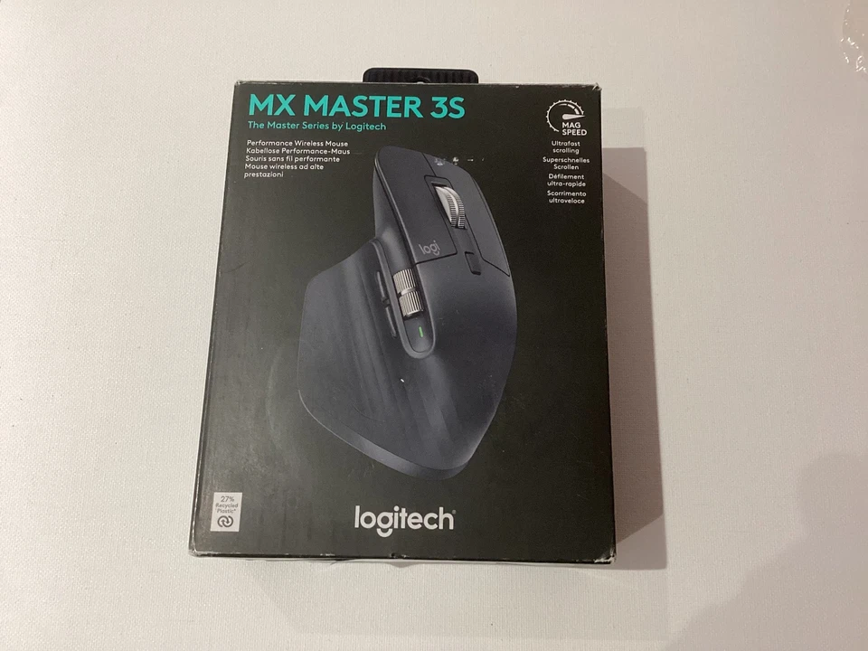 🖱️ Logitech MX Master 3S Wireless Maus Bluetooth Logi Bolt USB-C Silent