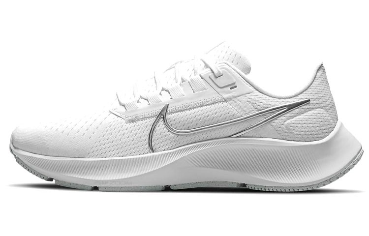Nike Air Zoom Pegasus 38 White Metallic Silver Women's - CW7358