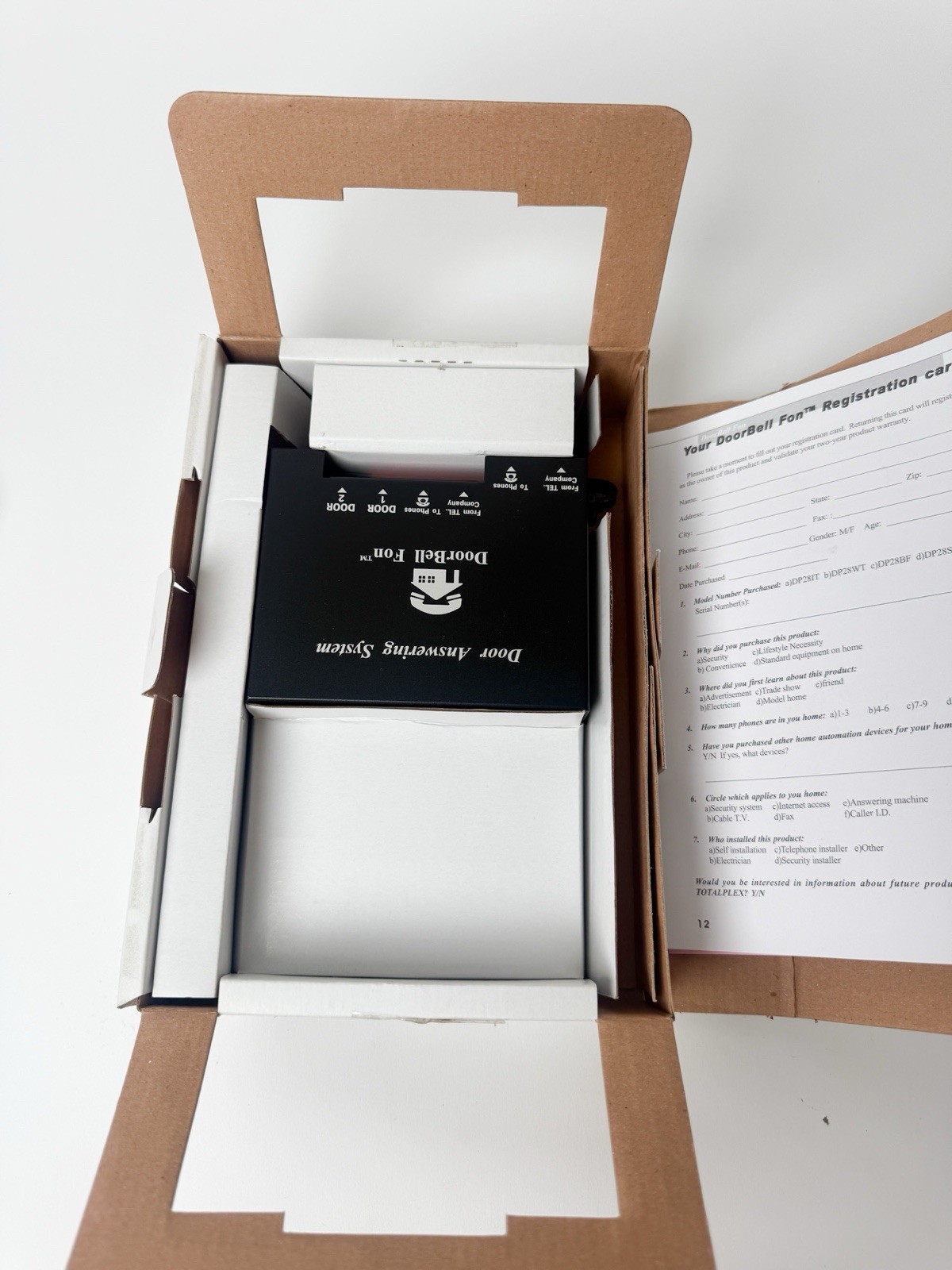 Doorbell Fon Main Controller Only (DP28C) NEW - Just Add A Door Intercom!