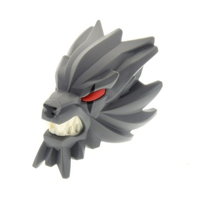 1x Lego Bionicle Figuren Kopf Wolf grau Chima CHI Worriz 70204 6032850 13820pb01