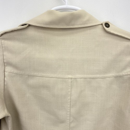 Vintage Levis shirt Mens Medium Panatela 70s Dagger hippy club Safari Disco work - Picture 12 of 13