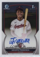 2023 Bowman Chrome Prospect Auto Welbyn Francisca #CPA-WF Auto 8g8