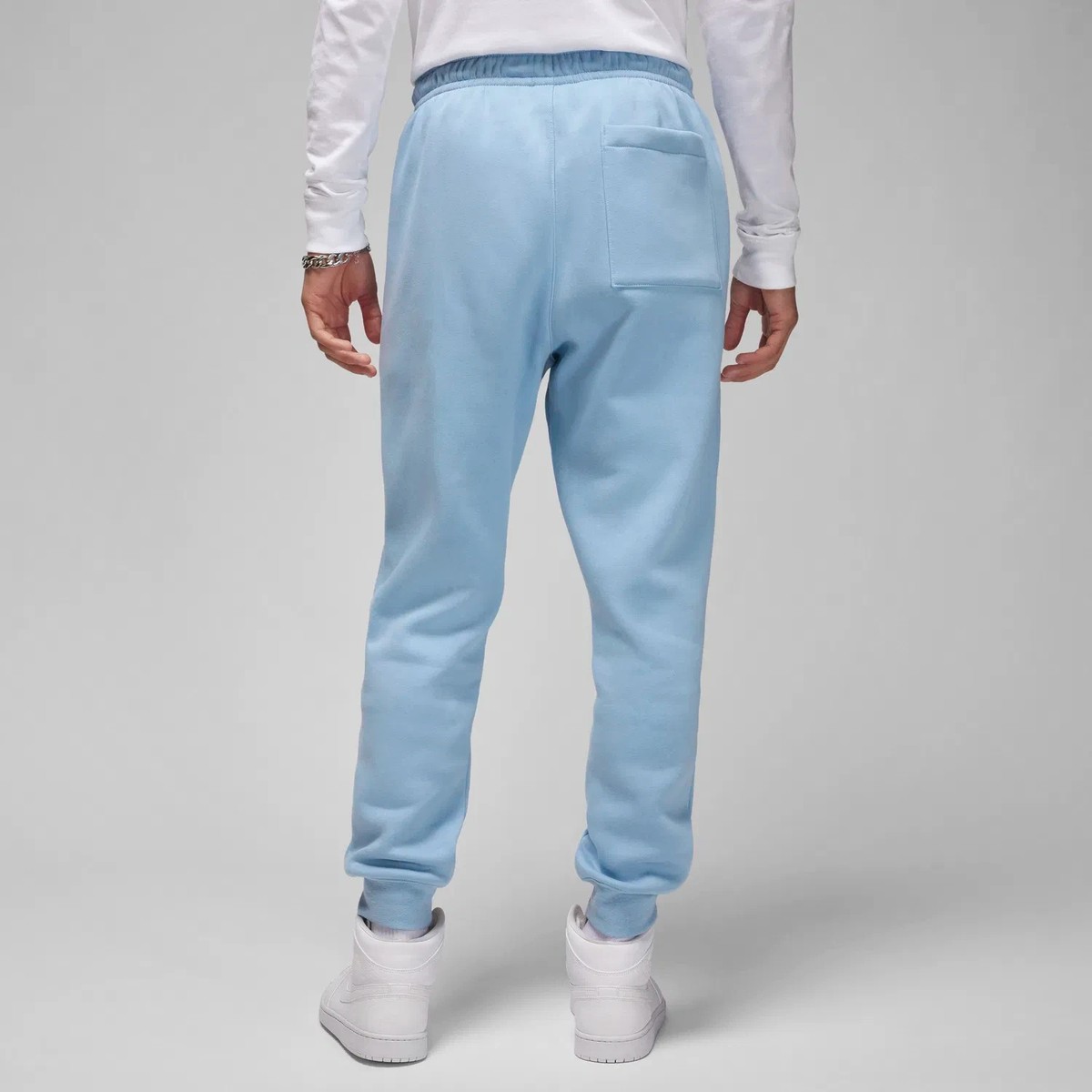 Nike Air Jordan Essentials Fleece Light Blue Pants FJ7779-436 Mens