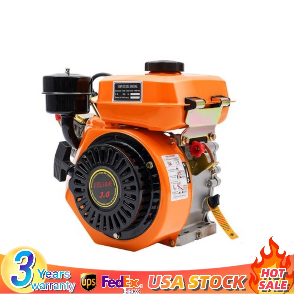 196CC Diesel Engine Hand Recoil Single Cylinder For Small 196CC Diesel Engine Hand Recoil Single Cylinder For Small