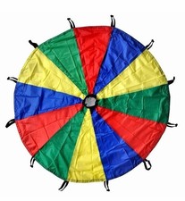 GSi Kids Play Parachute Rainbow 12 ft Tent Outdoor Games New