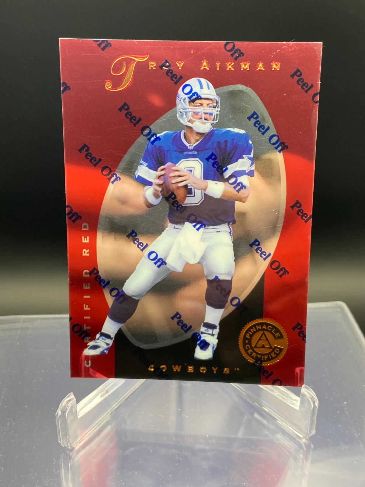 1997 Pinnacle Certified Red Troy Aikman