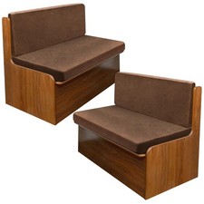 molasofa Leather Like RV Dinette Cushion Covers, RV Booth Seat Cover Stretcha...