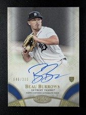 2021 Topps Tier One BEAU BURROWS 46/300 Rookie RC Auto Break Out #BOA-BEB