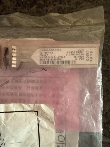 Genuine Cisco CWDM-SFP-1610 Gigabit Ethernet Module