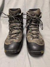 Zamberlan Boots Men's 9.5 Guide Hunting Boot Brown Lace Up Vibram Sole