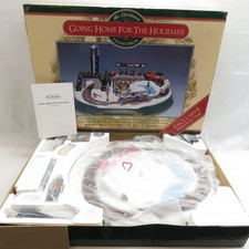 Mr Christmas Going Home For The Holidays Musical Train Display Lights Sound