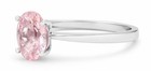 GENUINE 1.08 Cts MORGANITE RING 10k SOLID WHITE GOLD - Free Appraisal -NWT — photo 5