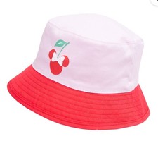 Disney Minnie Mouse Toddler Girls Reversible Bucket Hat Pink Red