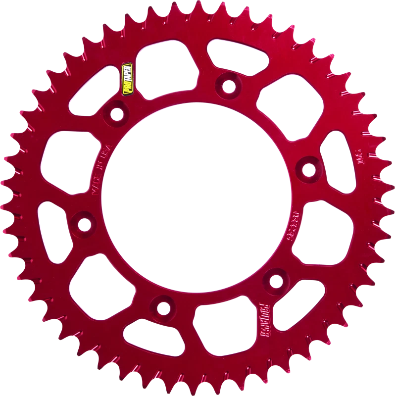 ProTaper 033238 ProTaper Honda roda dentada traseira vermelha 51 dentes * Compatível com Honda CR250R - Imagem 3 de 3