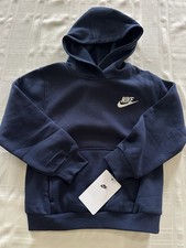Boys Navy Blue Nike Hoodie sweatshirt Size 6 New NWT