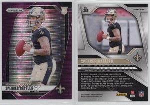 2024 Panini Prizm Rookies Purple Pulsar Prizm Spencer Rattler #388 Rookie RC