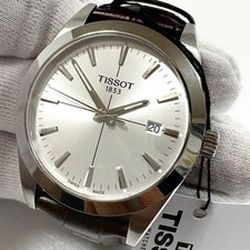 Orologio Tissot GENTLEMAN Zaffiro Data Quadrante Argento dal Giappone