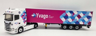 ELIGOR - SCANIA 500S 4x2 mit YVAGO 3-Achs-Anhänger - 1/43 - ELI118668