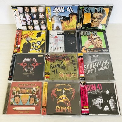 Sum 41 CD CHUCK Half Hour of Power UNDERCLASS HERO Best of SUM 41 set of 12 CDs