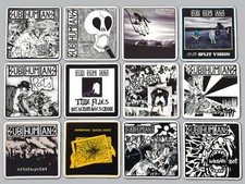 Subhumans Vinyl Sticker Lot 12 Stickers punk crust conflict crass mdc gbh dri