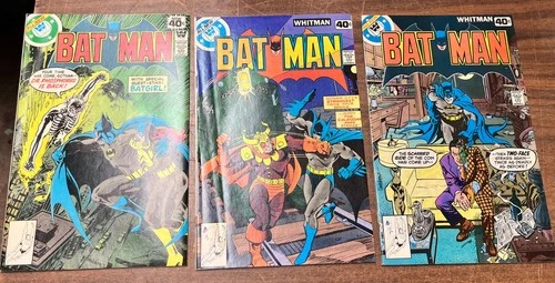 Vintage Lot of 3 1979 DC Comic Books BATMAN #311 312 313 ~ Very Nice