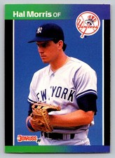 1989 Donruss #545 Hal Morris Rookie Card New York Yankees. rookie card picture