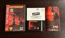 BattleTech: A Game of Armored Combat (Sega Genesis) W/ Poster - Tested & Working