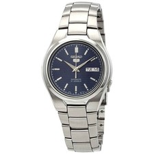 Seiko Series 5 Automatic Blue Textured Dial Men's Watch SNK603