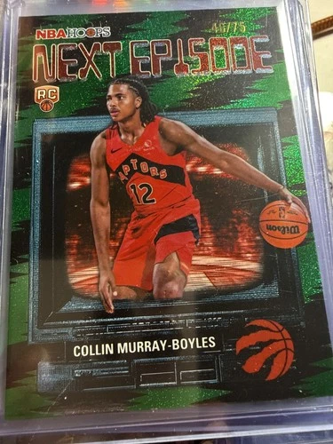 2025-26 Topps NBA Hoops Collin Murray-Boyles RC Next Episode GREEN PIXEL 46/75