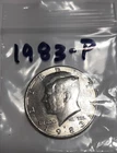 1983-P Kennedy Half Dollar, Circulated but NICE !