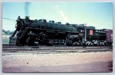 Train~Pontiac Michigan~Grand Trunk Western Railroad Number 6333~1950s Postcard