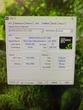 MSI NVIDIA GeForce GTX 1080 GRAPHICS CARD