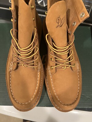 Danner Bull Run 8" Work Boot – Tobacco Moc Toe, Made In USA