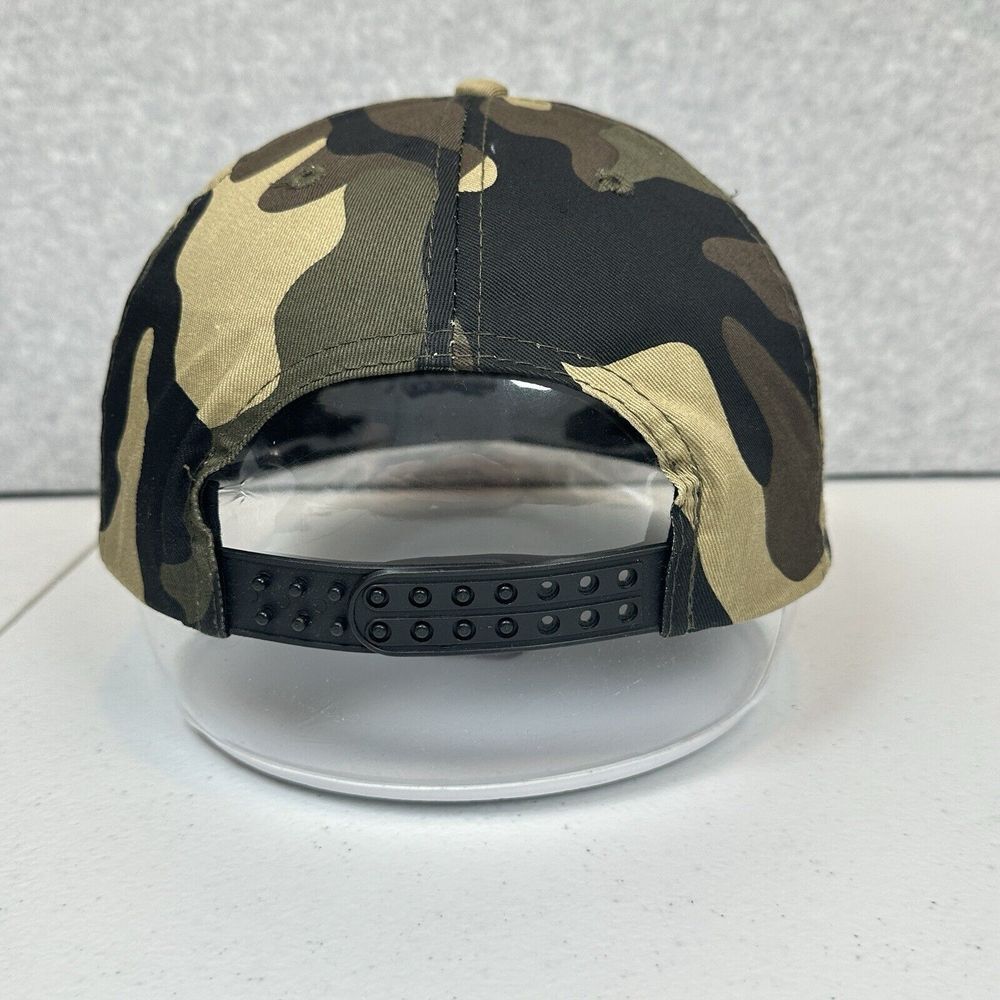 Vintage Townley Engineering and Manufacturing Snap Back Trucker Hat Cap Camo View 3