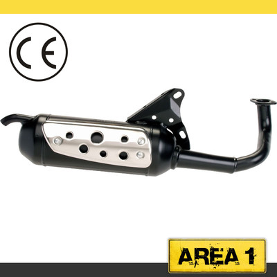 Ersatz Auspuff Adly AirTech, Blizzard, GTA, Cat, GTC, 50, Tecnigas Silent Pro