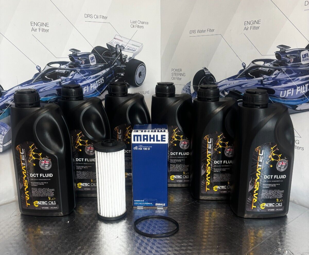 DSG DQ500 7 Speed VAG Gearbox Service Kit Millers Oils DSG Oil Filter MAHLE