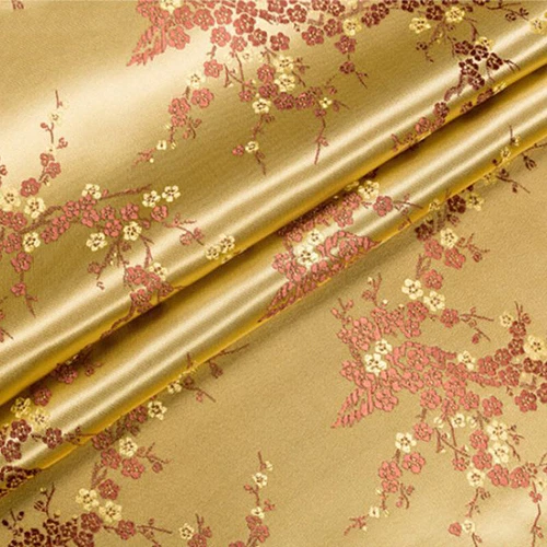 1M Chinese Fabric Vintage Brocade Satin Jacquard Floral Cheongsam Sewing DIY - Picture 31 of 32