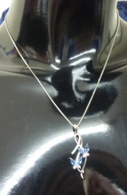 Collier Papillon En Argent Sterling 925 - Pendentif Infini Avec Zircone - Chaîne 45,7 Cm - Cadeau Pour Femme, Fille